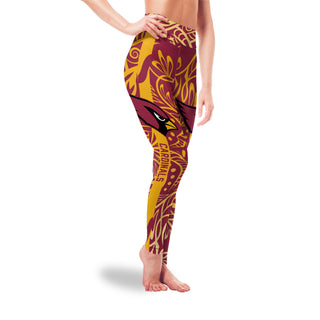 Curly Line Charming Daily Fashion Arizona Cardinals Leggings