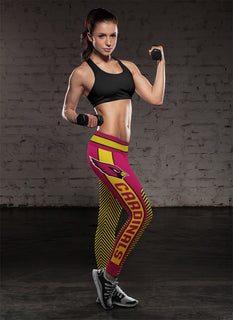 Fashion Gorgeous Fitting Fabulous Arizona Cardinals Leggings