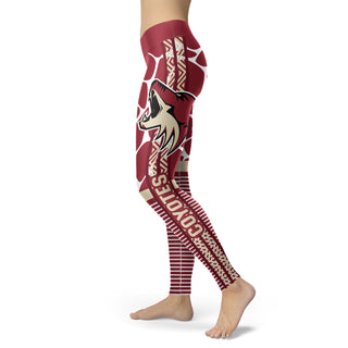 Cool Air Lighten Attractive Kind Arizona Coyotes Leggings