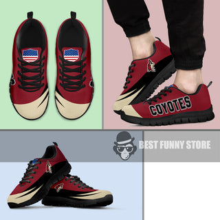 Awesome Gift Logo Arizona Coyotes Sneakers