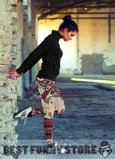 Simple Boho Arizona Coyotes Leggings