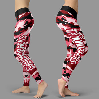 Camo Sporty Trending Fashion Fabulous Arizona Diamondbacks Leggings