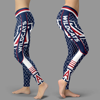 Single Small Line Circle Stylish Fashion Arizona Wildcats Leggings
