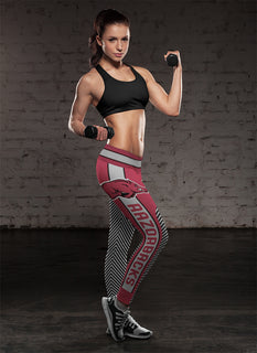Fashion Gorgeous Fitting Fabulous Arkansas Razorbacks Leggings