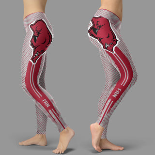 Charming Lovely Little Dots Along Body Arkansas Razorbacks Leggings