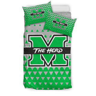 Full Of Fascinating Icon Pretty Logo Marshall Thundering Herd Bedding Sets