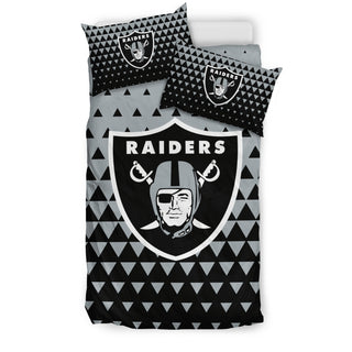 Full Of Fascinating Icon Pretty Logo Oakland Raiders Bedding Sets