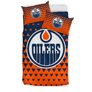Full Of Fascinating Icon Pretty Logo Edmonton Oilers Bedding Sets