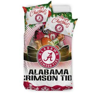 Funny Gift Shop Merry Christmas Alabama Crimson Tide Bedding Sets