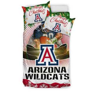 Funny Gift Shop Merry Christmas Arizona Wildcats Bedding Sets