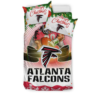 Funny Gift Shop Merry Christmas Atlanta Falcons Bedding Sets