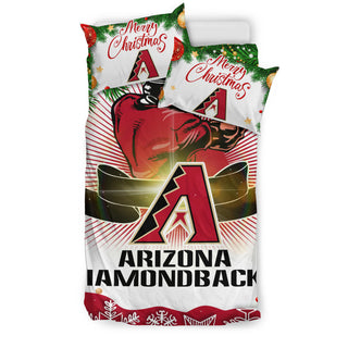 Funny Gift Shop Merry Christmas Arizona Diamondbacks Bedding Sets