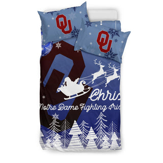 Merry Christmas Gift Oklahoma Sooners Bedding Sets Pro Shop