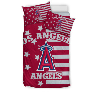 Star Mashup Column Los Angeles Angels Bedding Sets