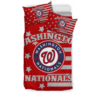 Star Mashup Column Washington Nationals Bedding Sets