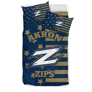 Star Mashup Column Akron Zips Bedding Sets