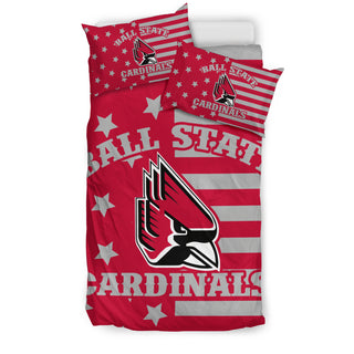 Star Mashup Column Ball State Cardinals Bedding Sets