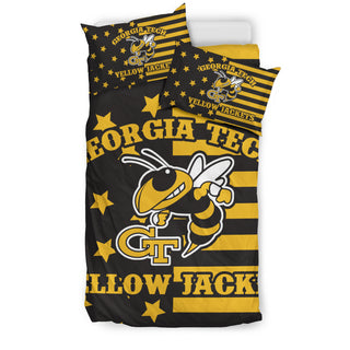 Star Mashup Column Georgia Tech Yellow Jackets Bedding Sets