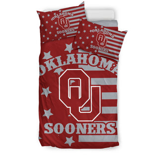 Star Mashup Column Oklahoma Sooners Bedding Sets