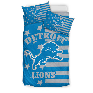 Star Mashup Column Detroit Lions Bedding Sets