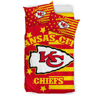 Star Mashup Column Kansas City Chiefs Bedding Sets