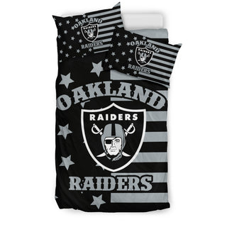 Star Mashup Column Oakland Raiders Bedding Sets
