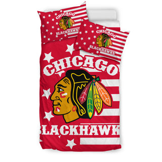 Star Mashup Column Chicago Blackhawks Bedding Sets