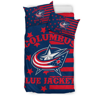 Star Mashup Column Columbus Blue Jackets Bedding Sets