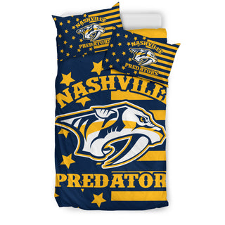 Star Mashup Column Nashville Predators Bedding Sets