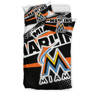Colorful Shine Amazing Miami Marlins Bedding Sets