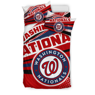 Colorful Shine Amazing Washington Nationals Bedding Sets