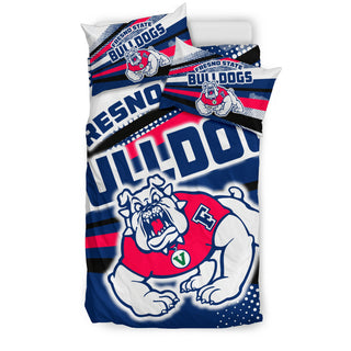 Colorful Shine Amazing Fresno State Bulldogs Bedding Sets