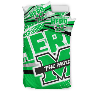 Colorful Shine Amazing Marshall Thundering Herd Bedding Sets