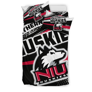 Colorful Shine Amazing Northern Illinois Huskies Bedding Sets