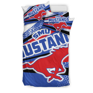 Colorful Shine Amazing SMU Mustangs Bedding Sets