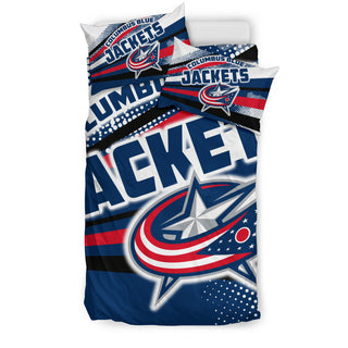 Colorful Shine Amazing Columbus Blue Jackets Bedding Sets