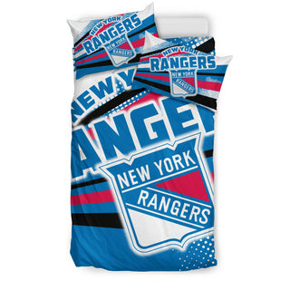 Colorful Shine Amazing New York Rangers Bedding Sets
