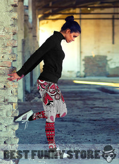 Simple Boho Ball State Cardinals Leggings