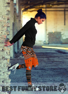 Simple Boho Baltimore Orioles Leggings