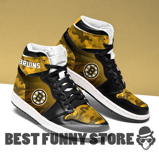 Camo Logo Boston Bruins Jordan Sneakers