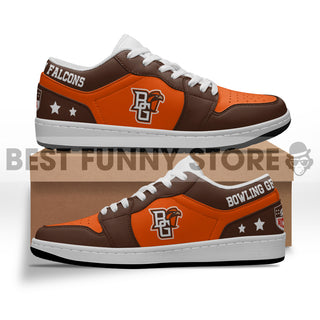 Gorgeous Simple Logo Bowling Green Falcons Low Jordan Shoes