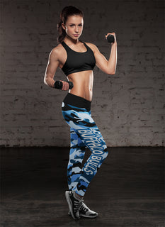 Camo Sporty Trending Fashion Fabulous Buffalo Bulls Leggings