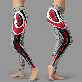 Charming Lovely Little Dots Along Body Carolina Hurricanes Leggings