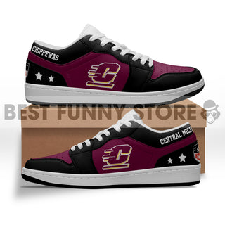 Gorgeous Simple Logo Central Michigan Chippewas Low Jordan Shoes