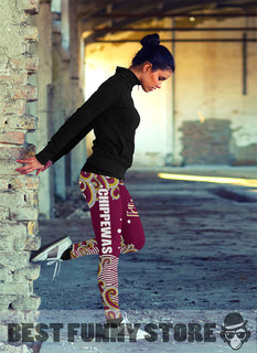 Colorful Summer With Wave Central Michigan Chippewas Leggings