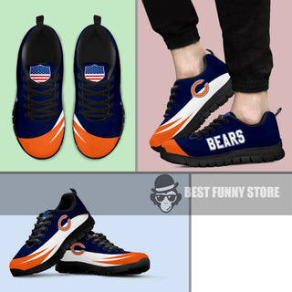 Awesome Gift Logo Chicago Bears Sneakers