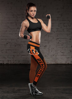 Fashion Gorgeous Fitting Fabulous Cincinnati Bengals Leggings