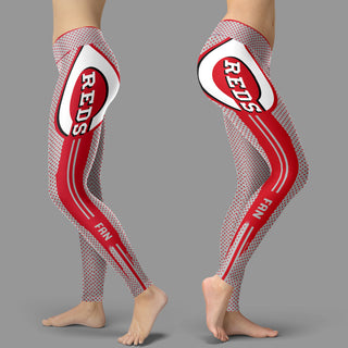 Charming Lovely Little Dots Along Body Cincinnati Reds Leggings