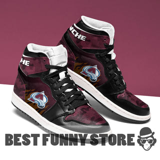 Camo Logo Colorado Avalanche Jordan Sneakers