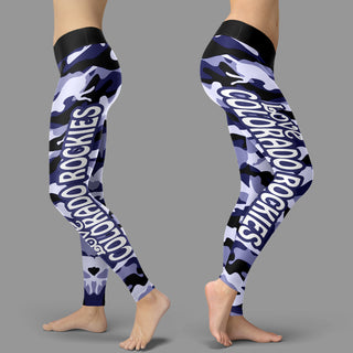 Camo Sporty Trending Fashion Fabulous Colorado Rockies Leggings